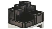 ESD Behälter schützen elektronische Bauteile vor elektrostatischer Aufladung. ESD Box in vielen Sorten im Net-Rack Kästenshop.